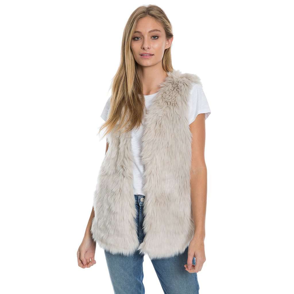 Melange Fur Vest by Dylan (True Grit) - Country Club Prep