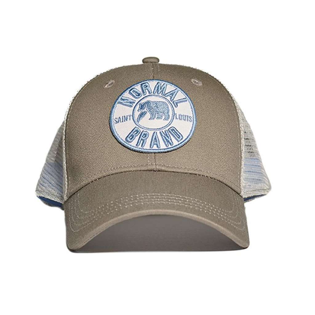 The University Bear Cap in Grey by The Normal Brand - Country Club Prep