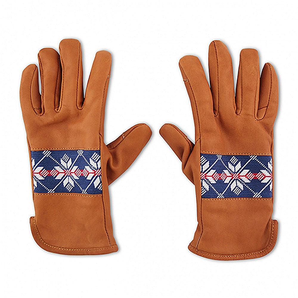 Snowflake Needlepoint Gloves by Smathers & Branson - Country Club Prep