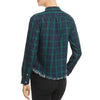 W. 3rd & Sullivan Double-Face Crop Top in Green Plaid by DL1961 - Country Club Prep