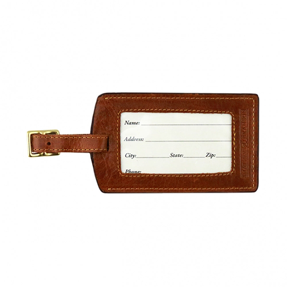 Trout Needlepoint Luggage Tag by Smathers & Branson - Country Club Prep