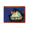 Burning a Hole Needlepoint Bi-Fold Wallet by Smathers & Branson - Country Club Prep