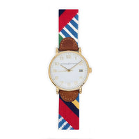 Essex Needlepoint Watch by Smathers & Branson - Country Club Prep