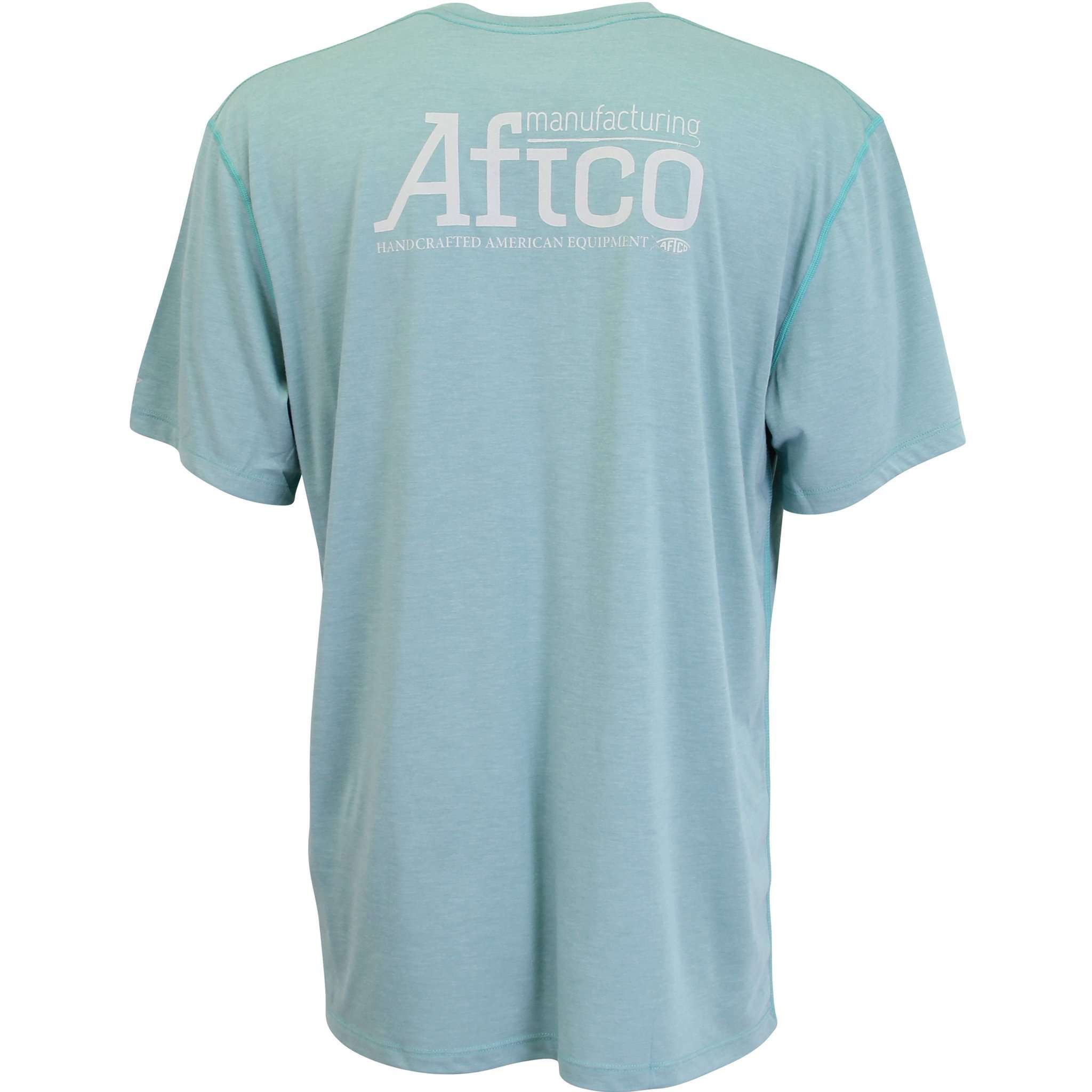 G Man Performance Tee Shirt in Menthol by AFTCO - Country Club Prep
