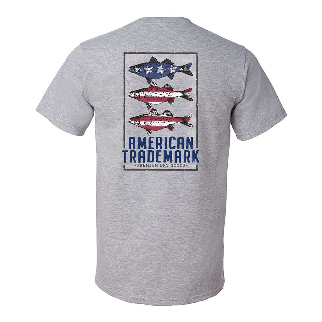 Red, White & Blue Fish Tee by American Trademark - Country Club Prep