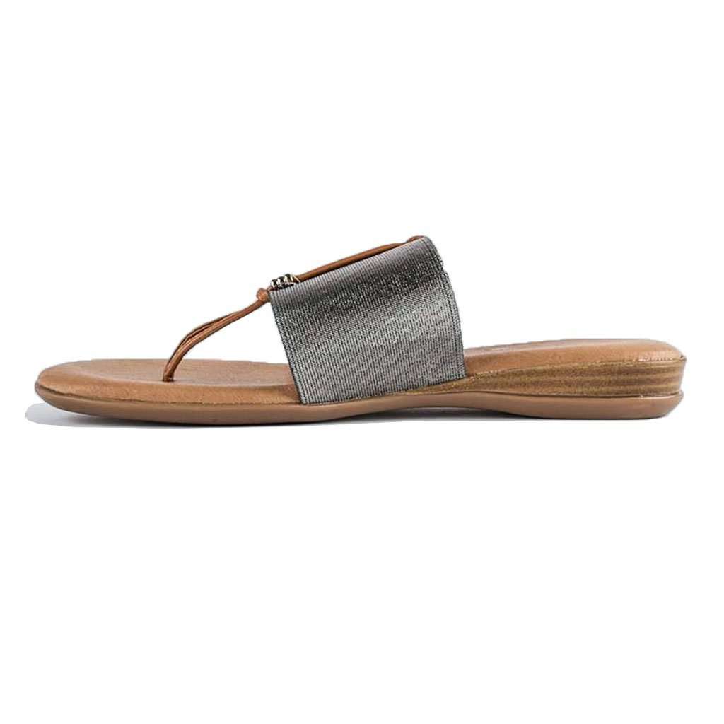 Nice Elastic Sandal Flat by Andre Assous - Country Club Prep