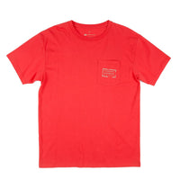 Authentic Georgia Heritage Tee in Red by Southern Marsh - Country Club Prep