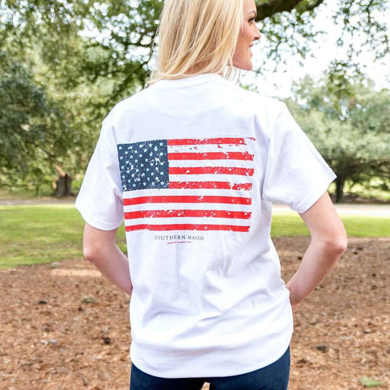 Vintage Flag Tee by Southern Marsh - Country Club Prep
