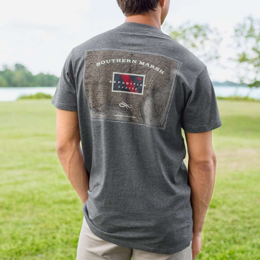 Expedition Series Flag Tee Shirt by Southern Marsh - Country Club Prep