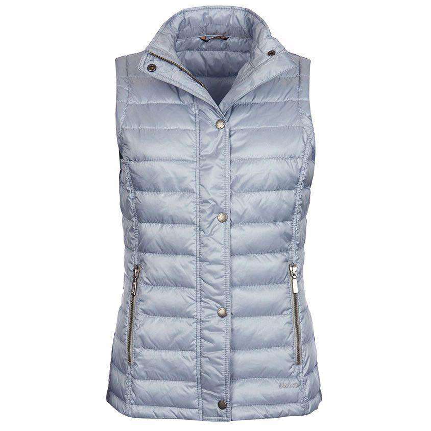 Alasdiar Quilted Gilet in Ice Blue by Barbour - Country Club Prep