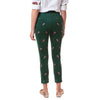Ladies Beachcomber Stretch Corduroy Ankle Capri with Embroidered Candy Canes by Castaway Clothing - Country Club Prep