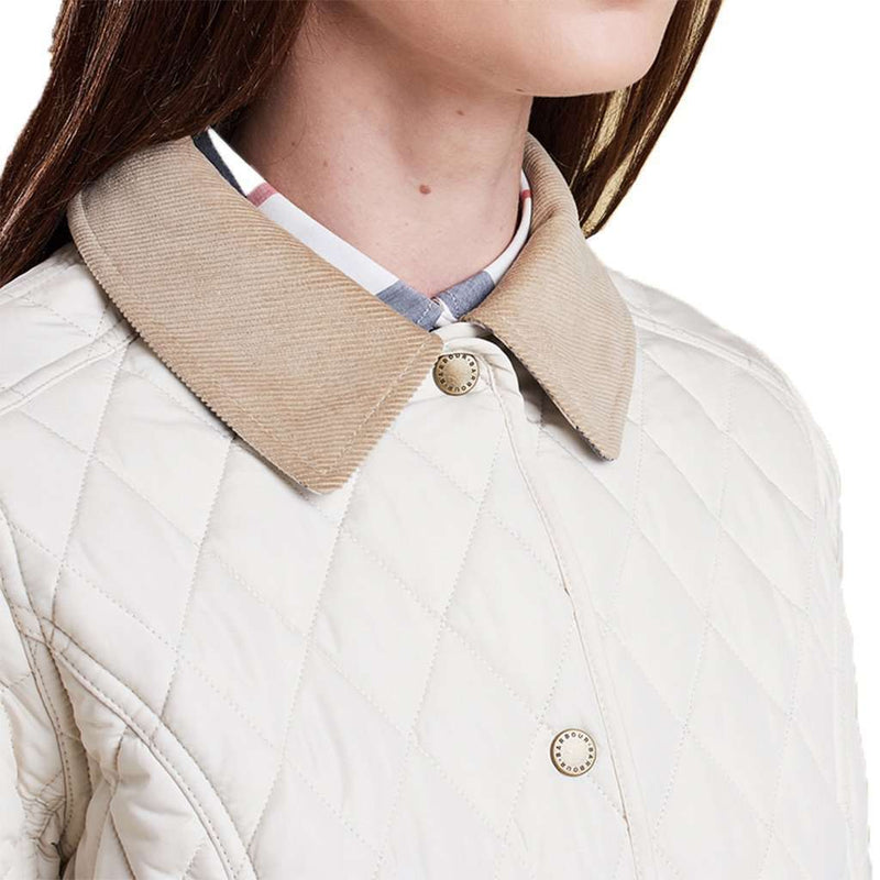 Spring Annandale Quilted Jacket in Pearl by Barbour - Country Club Prep