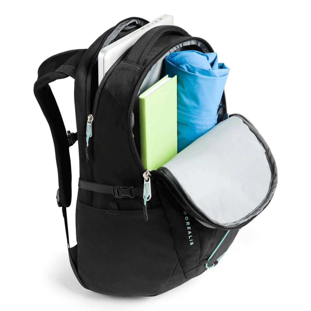 north face borealis backpack womens black and blue The North Face Women's Borealis Backpack