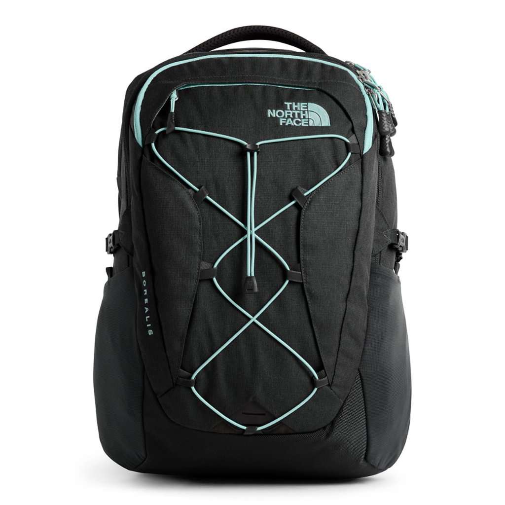 north face borealis womens backpack rabbit gray asphalt gray Women's Borealis Backpack by The North Face TNF White Heather and Mid Grey