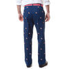 Harbor Pant with Embroidered USA Flags by Castaway Clothing - Country Club Prep