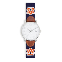 Auburn University Needlepoint Watch by Smathers & Branson - Country Club Prep
