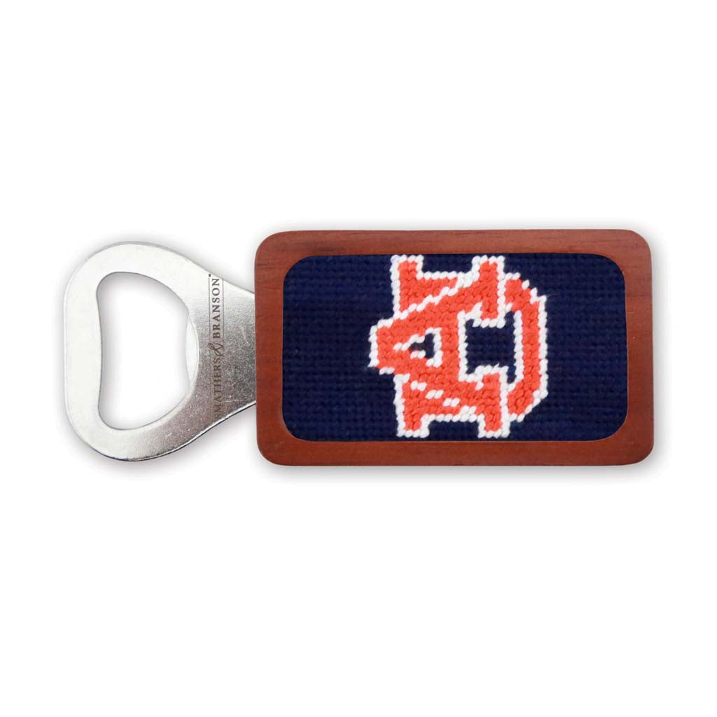 Auburn University Needlepoint Bottle Opener by Smathers & Branson - Country Club Prep