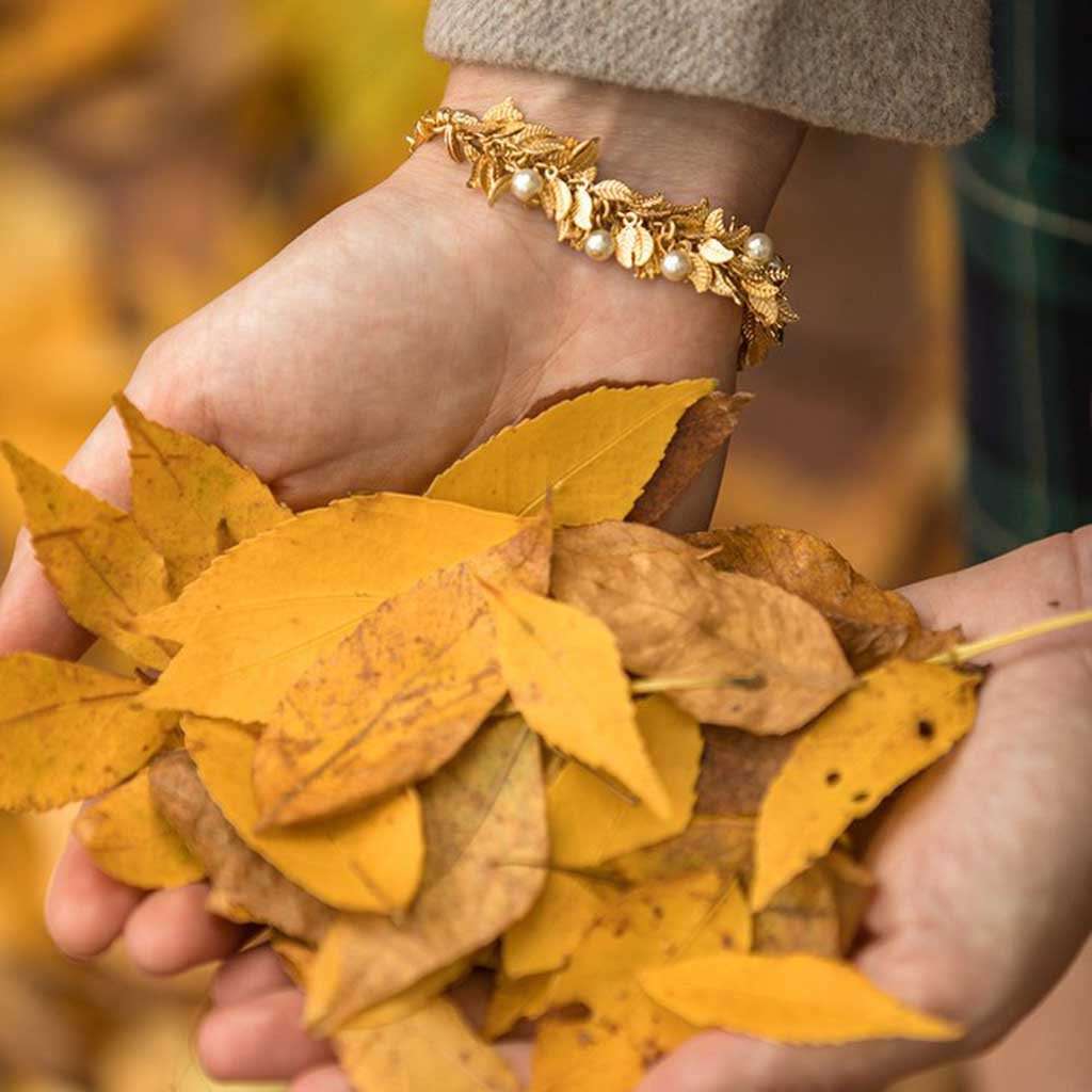 New England Foliage Bracelet by Kiel James Patrick - Country Club Prep