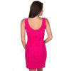 The Avery Solid Seersucker Dress in Raspberry by Lauren James - Country Club Prep