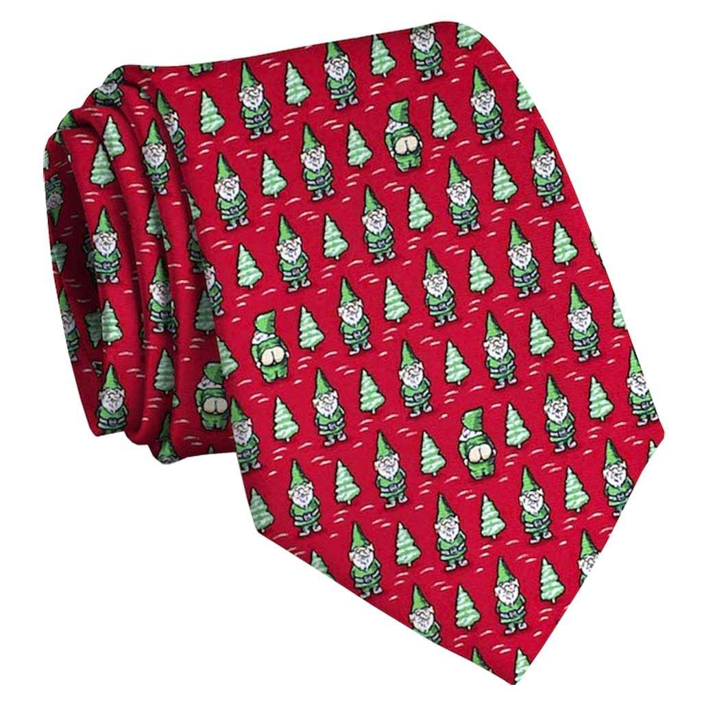 Cheeky Elves Neck Tie by Bird Dog Bay - Country Club Prep