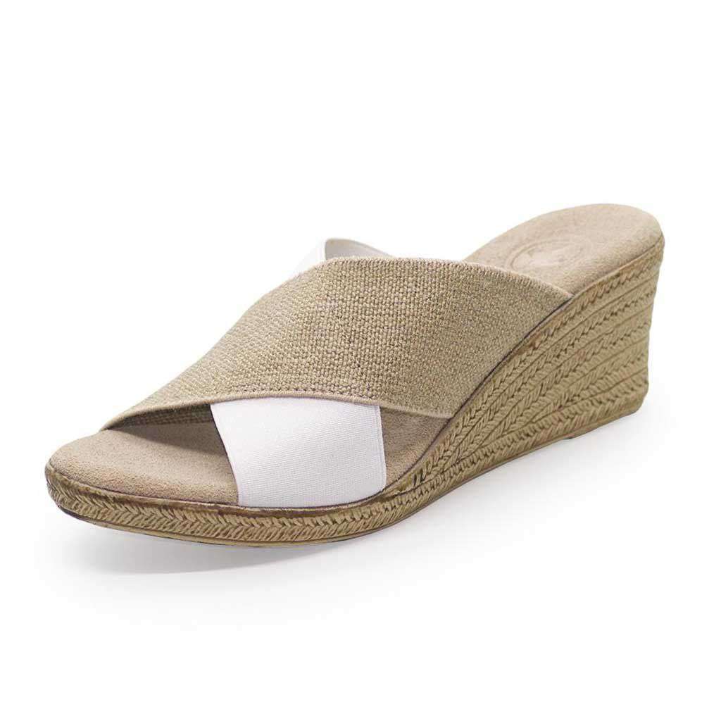 Backless Cannon Wedge by Charleston Shoe Co. - Country Club Prep