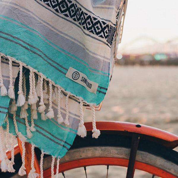 Mint Baja Towel by Sand Cloud - Country Club Prep