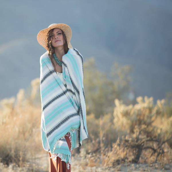 Mint Baja Towel by Sand Cloud - Country Club Prep