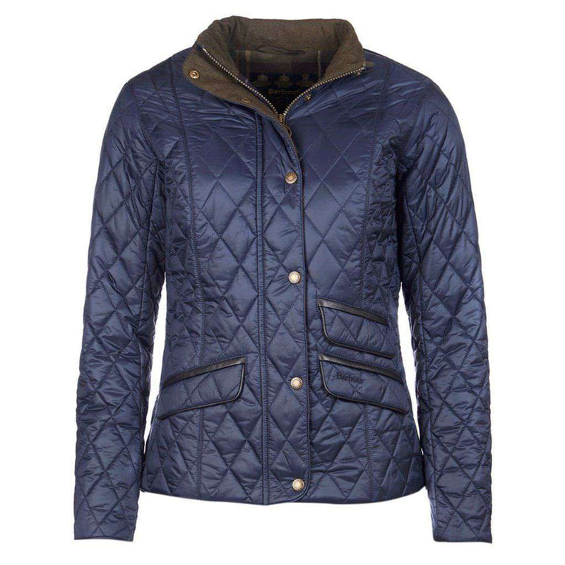 Barbour Augustus Quilted Jacket in Navy – Country Club Prep