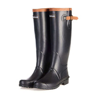 Women's Blyth Wellington Boots in Black by Barbour - Country Club Prep