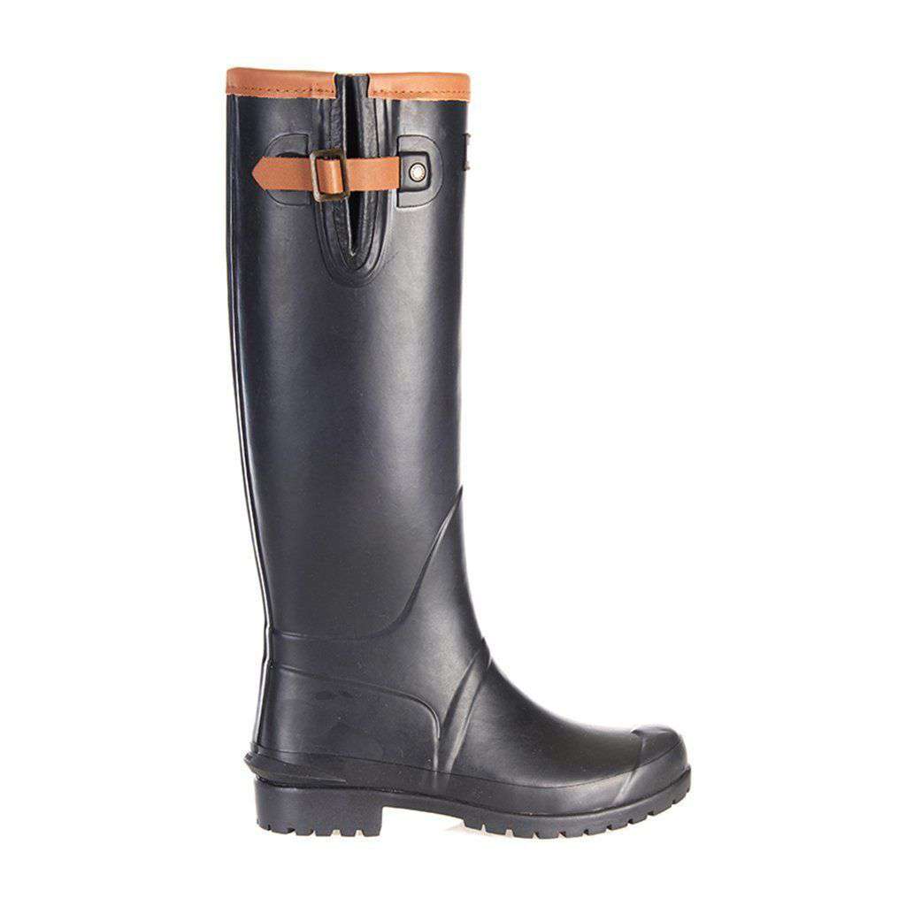Women's Blyth Wellington Boots in Black by Barbour - Country Club Prep