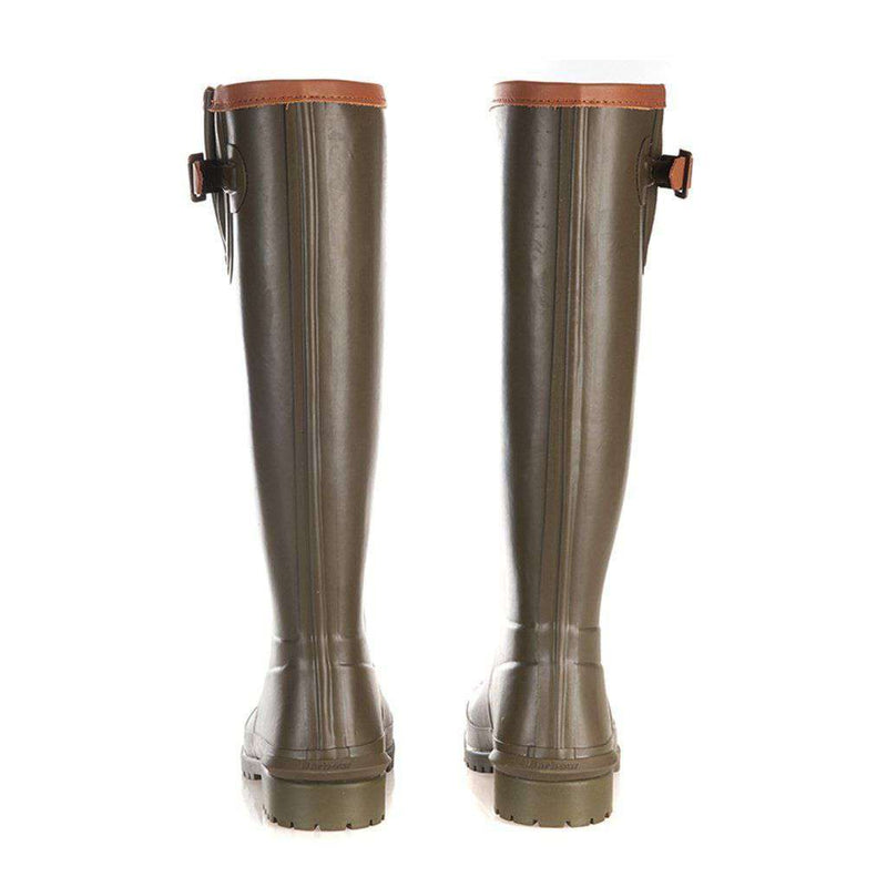 Women's Blyth Wellington Boots in Olive by Barbour - Country Club Prep