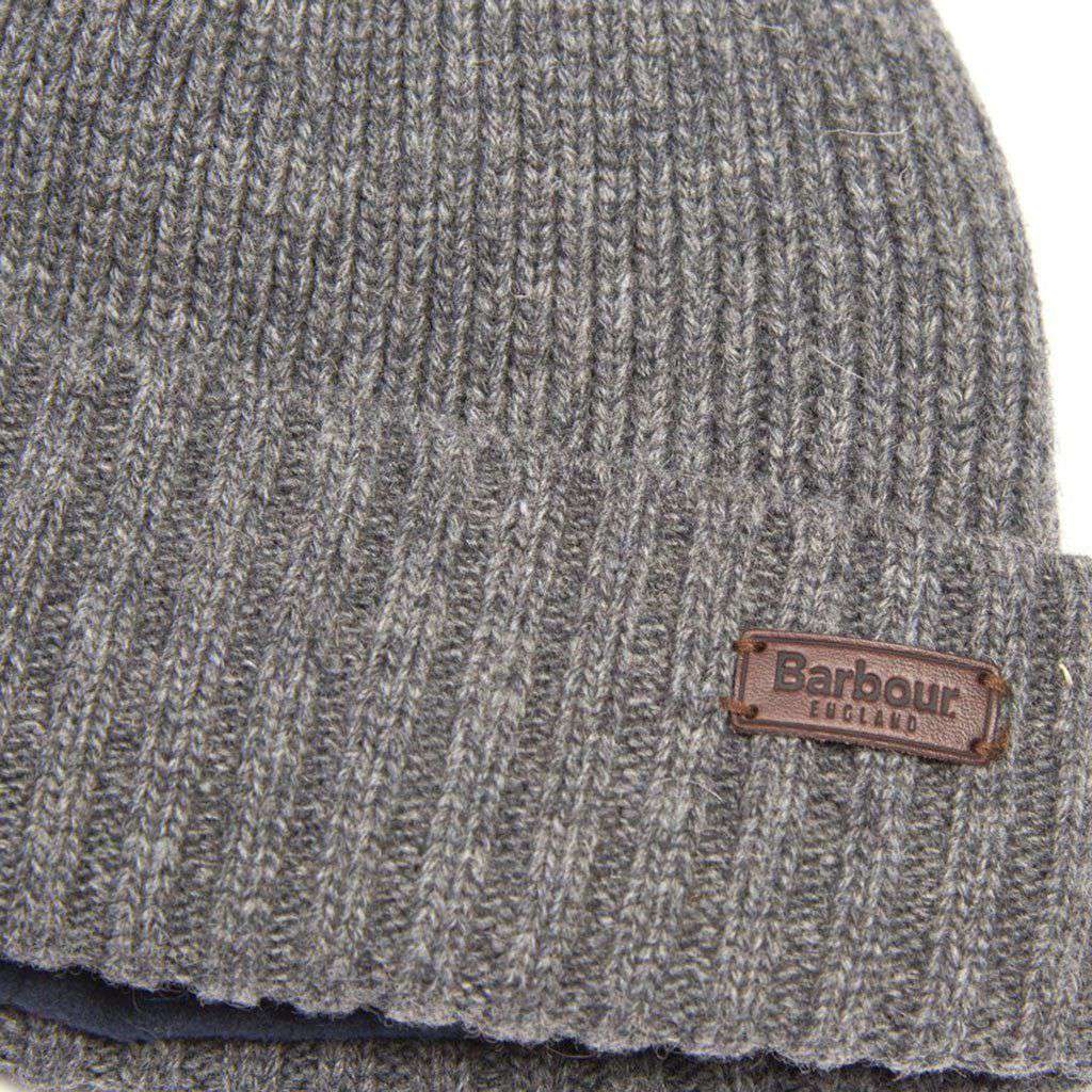 Carlton Beanie in Grey by Barbour - Country Club Prep