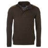 Charlock Half Button Jumper in Olive by Barbour - Country Club Prep