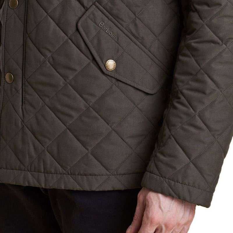 Coopworth Quilted Jacket in Forest by Barbour - Country Club Prep