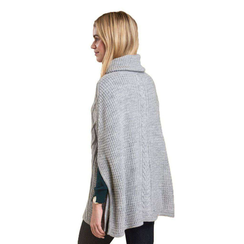 Court Cape in Light Grey Marl by Barbour - Country Club Prep