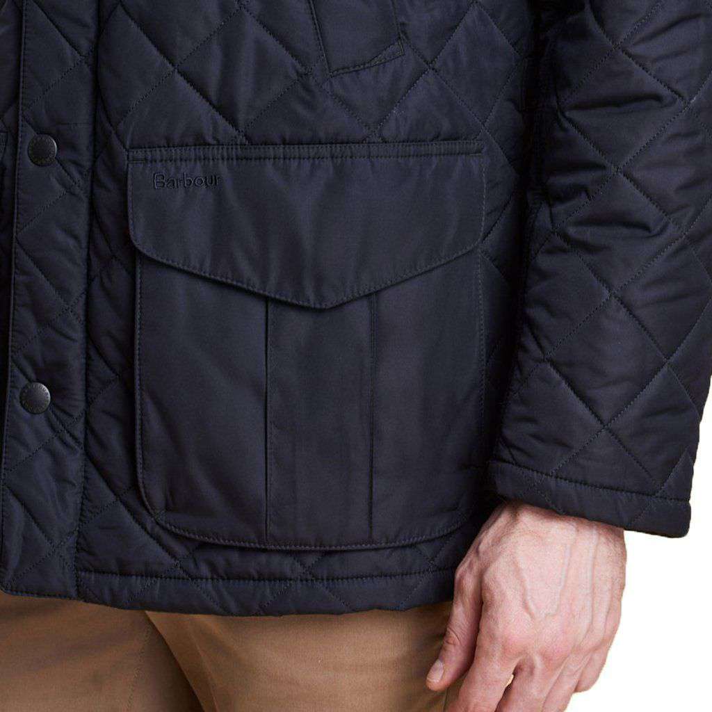 Devon Quilted Jacket in Navy by Barbour - Country Club Prep