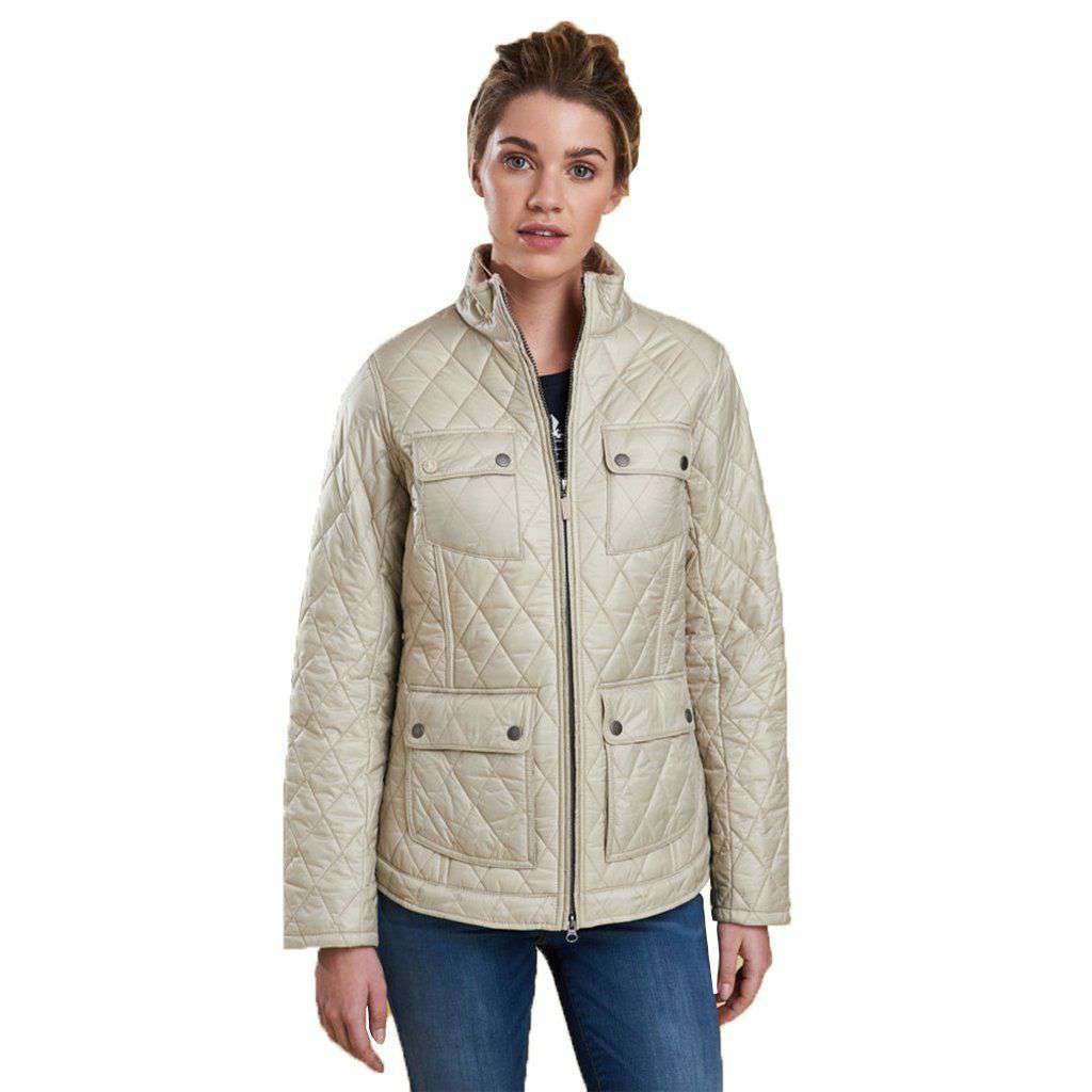 Filey Quilted Jacket in Mist by Barbour