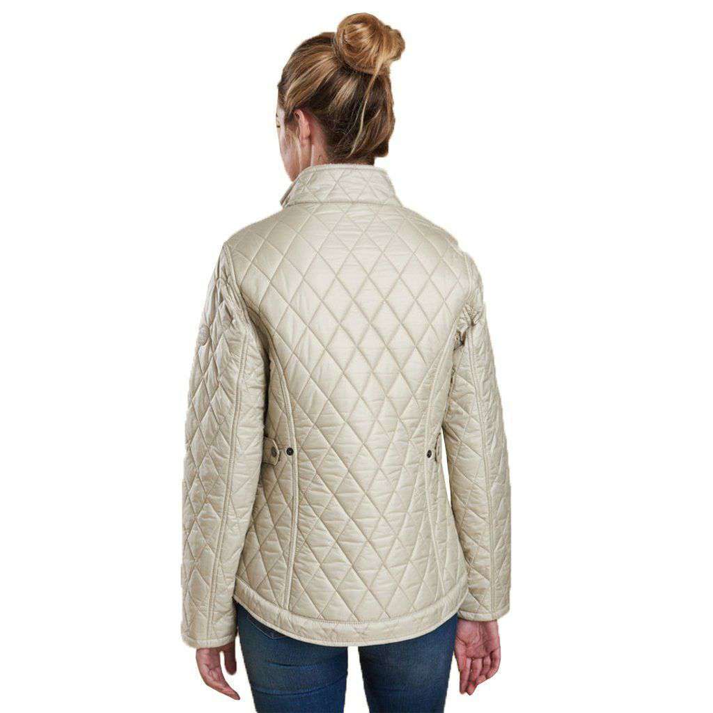 Filey Quilted Jacket in Mist by Barbour - Country Club Prep