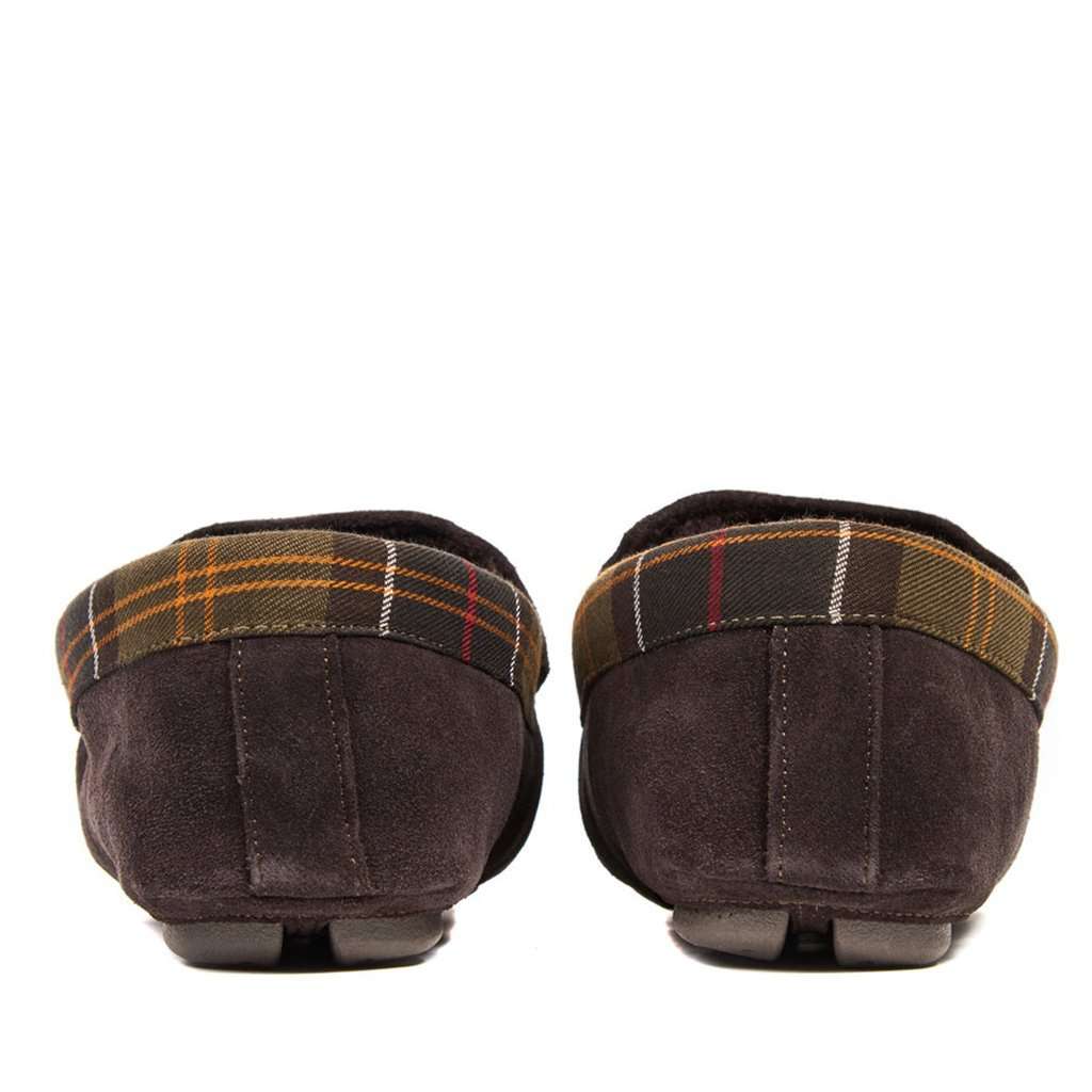 Barbour Monty Moccasin Slippers in Brown – Country Club Prep display picture 1