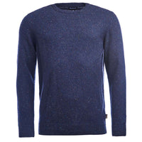 Rothesay Crew Neck Jumper in Navy by Barbour - Country Club Prep