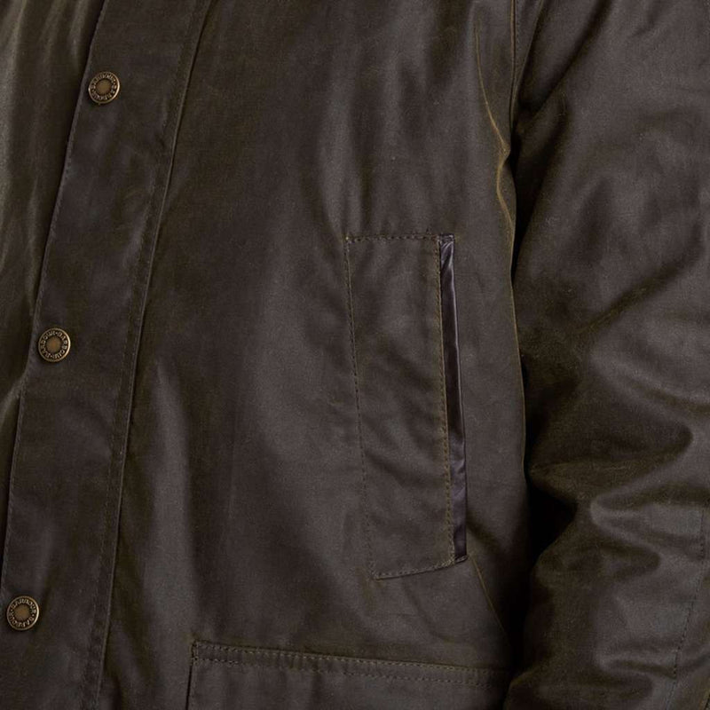 Sterling Wax Jacket in Olive by Barbour - Country Club Prep