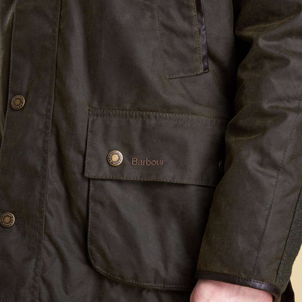 Barbour Sterling Wax Jacket in Olive – Country Club Prep