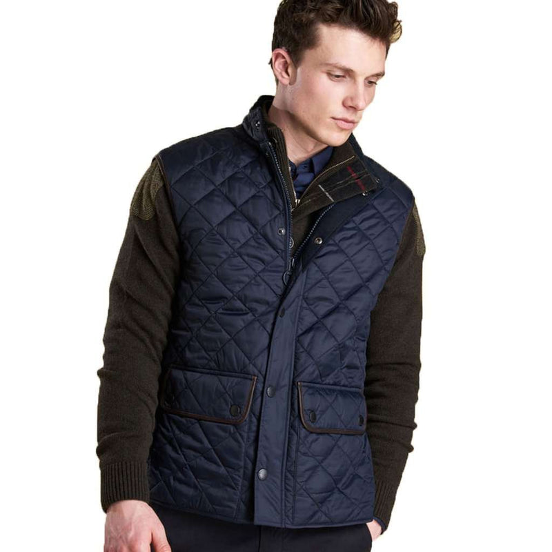 Tantallon Quilted Gilet in Navy by Barbour - Country Club Prep