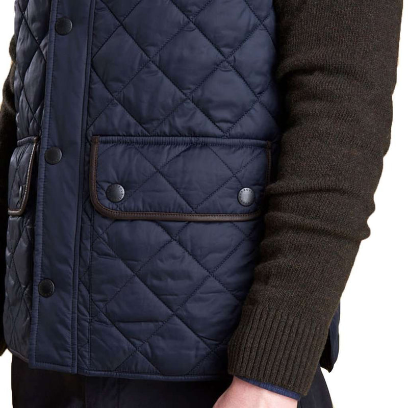 Tantallon Quilted Gilet in Navy by Barbour - Country Club Prep