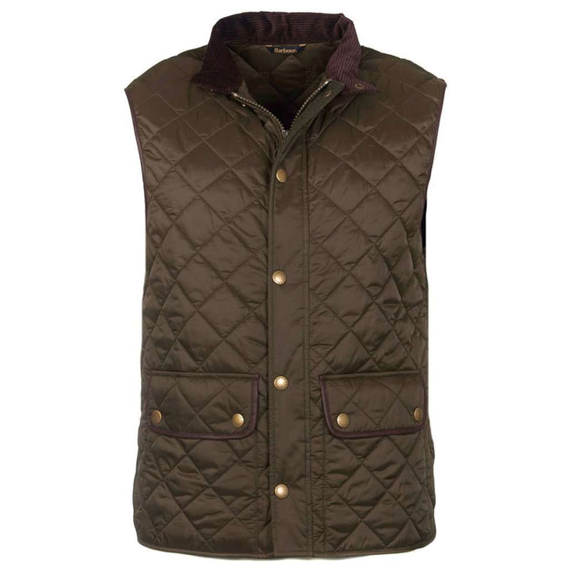 Tantallon Quilted Gilet in Olive by Barbour - Country Club Prep