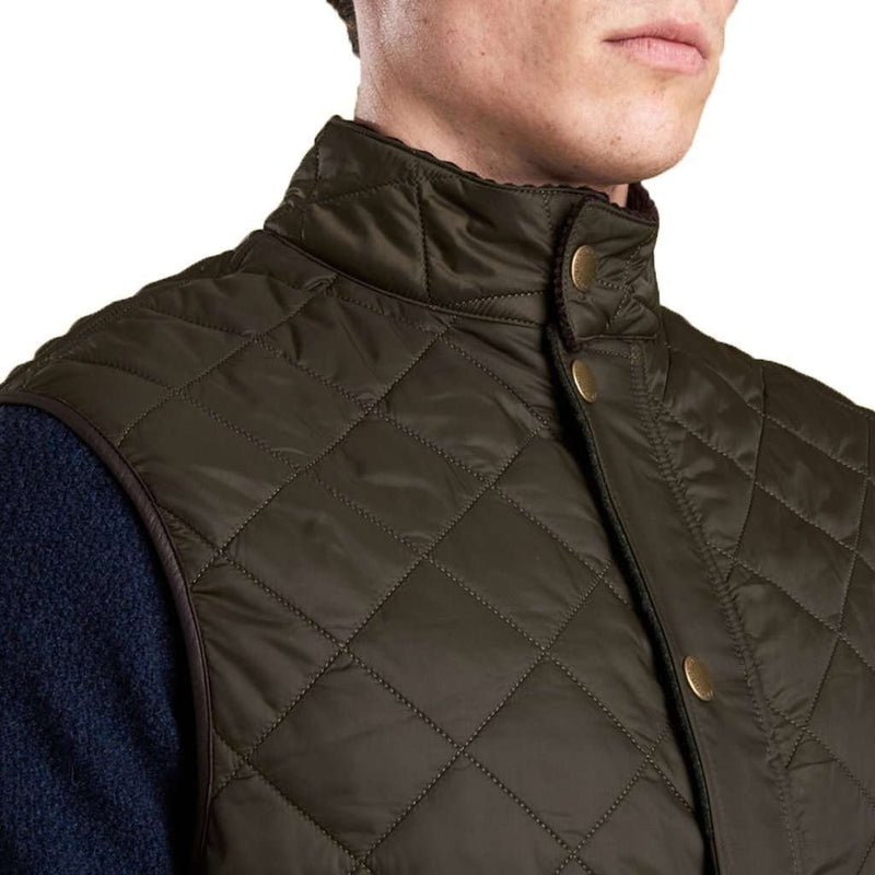 Tantallon Quilted Gilet in Olive by Barbour - Country Club Prep