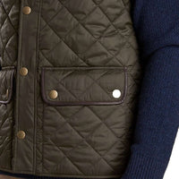 Tantallon Quilted Gilet in Olive by Barbour - Country Club Prep