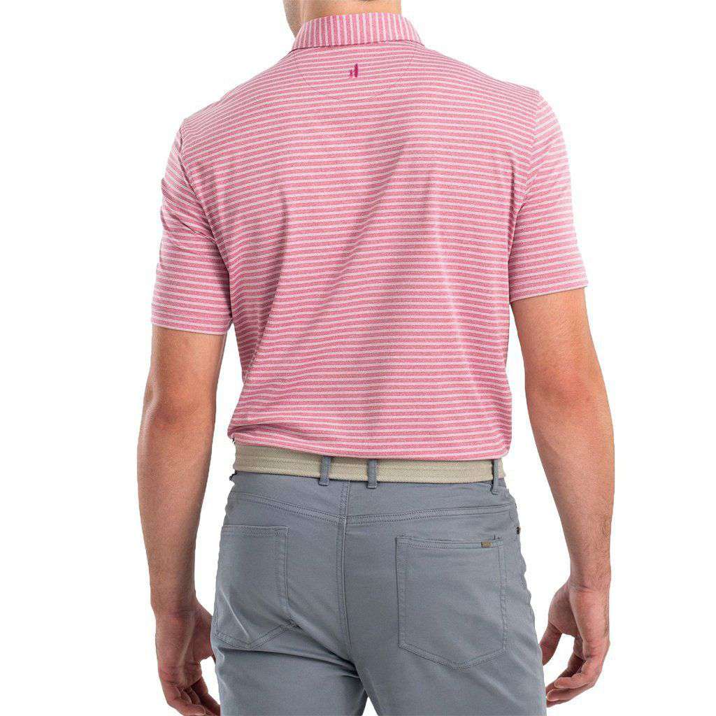 Barrett Striped Prep-Formance Jersey Polo by Johnnie-O - Country Club Prep