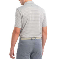 Barrett Striped Prep-Formance Jersey Polo by Johnnie-O - Country Club Prep