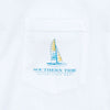 Beachside Catamarans Long Sleeve T-Shirt in Classic White by Southern Tide - Country Club Prep